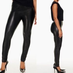 NWT TEN by Baboon Black Leather Showcase Pant Size XXS